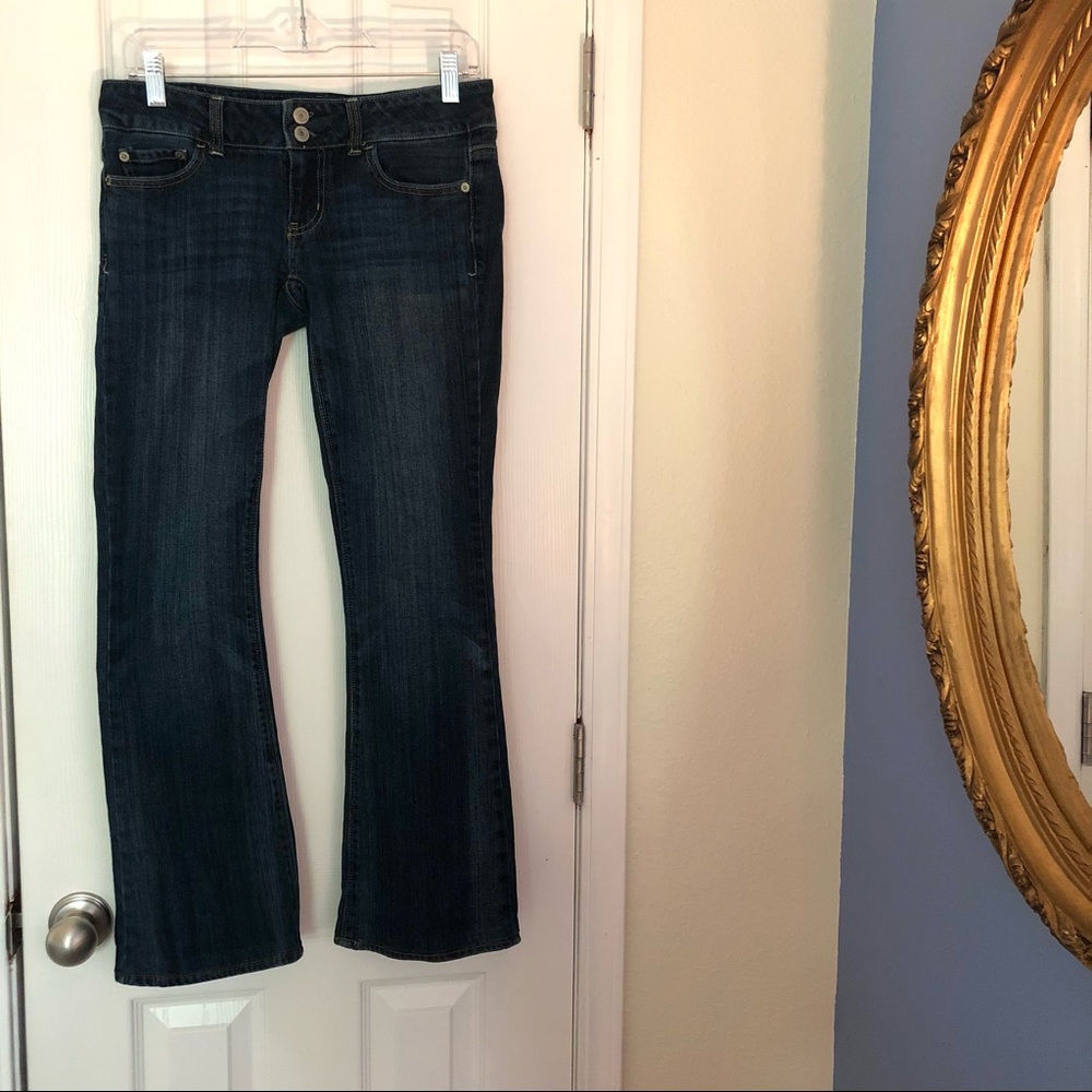 Dark wash American Eagle Artist bootcut jeans